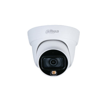 Cámara  Domo HDCVI Dahua® 2MP 2.8mm LED20 IP67 FullColor - DH-HAC-HDW1209TLQN-LED